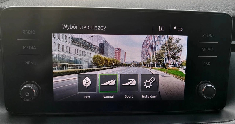 Skoda Scala cena 89900 przebieg: 66707, rok produkcji 2021 z Wyrzysk małe 254